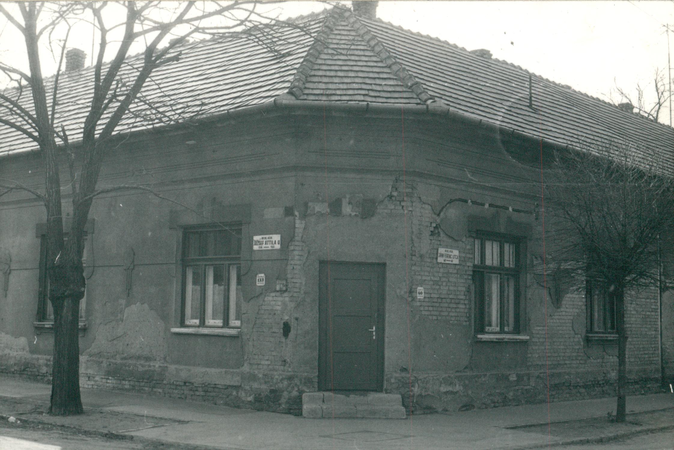 Kispest. József Attila u. - Jahn Ferenc u. sarka Kispest. József Attila u. - Jahn Ferenc u. sarka