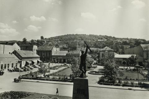 Salgótarján, egykori Tanácsköztársaság tér látképe