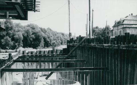 A szegedi új Tisza-híd építése