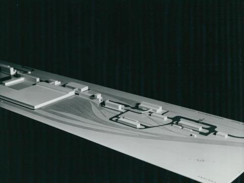 A 3-as metró káposztásmegyeri járműtelepének modellje