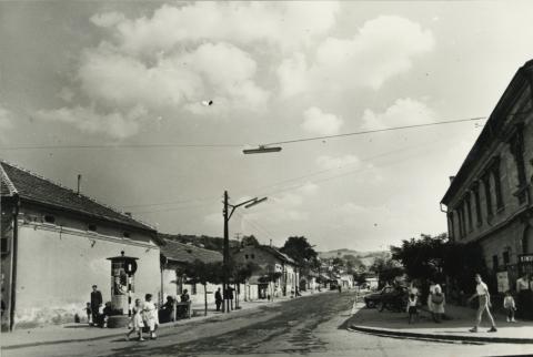 Pécskő utca látképe Salgótarjánban