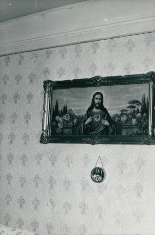 Szentkép egy kárfelmérés alá vett házban
