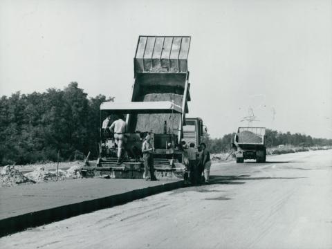 Az M5-ös autópálya építése