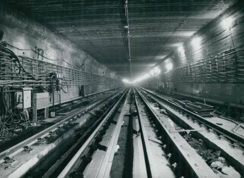 Épülő alagút a hármas metró Ecseri úti megállójánál