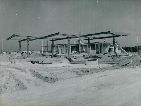 Az M3-as autópálya épülő szilasi pihenőhelye