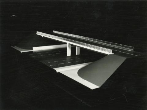 Autópálya híd modellje