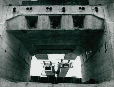 A kunszentmártoni híd előregyártott pályaszerkezeti eleme