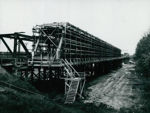Az algyői vasúti híd ártéri szakaszának rekonstrukciója 