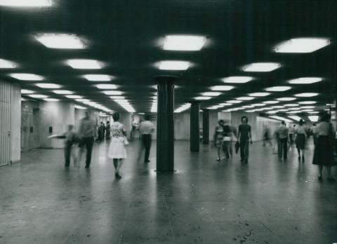 A Deák téri metróállomás aluljárója