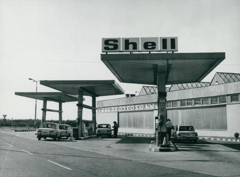 Shell benzinkút a velencei pihenőhelyen