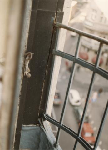 Kilátás a Budapest, Szervita tér 3. lépcsőházából