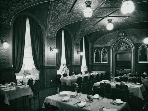 A Kárpátia étterem Zeneterme az 1978-79-es rekonstrukció után