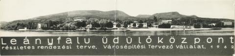 Leányfalu látképe a Duna felől