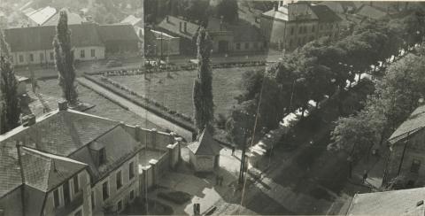 Miskolc, fasor a Vörösmarty utca és a Felszabadítók útja torkolatából