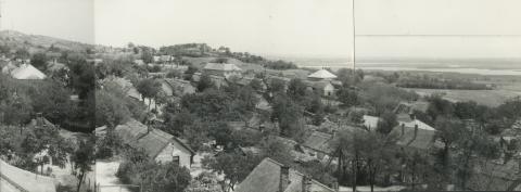 Sukoró. A falu alsó része, kilátás a Berdás hegyről