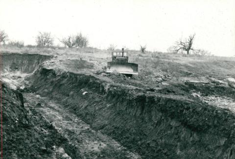 Miskolc Avas "A" jelű út melletti csúszás