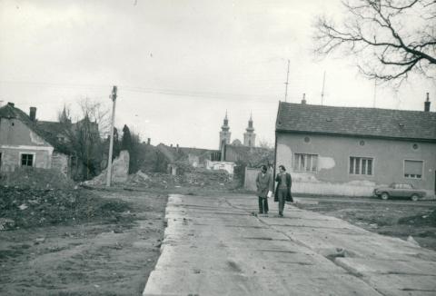 Bontási helyszín Székesfehérváron