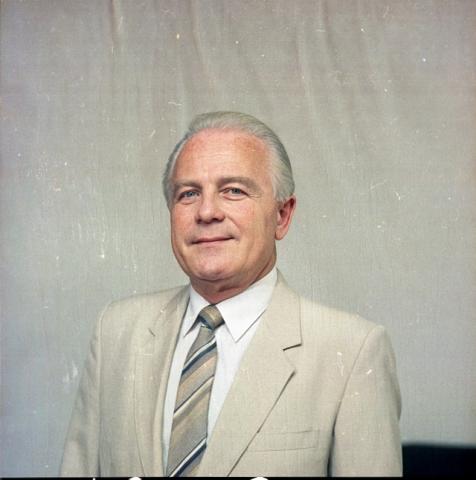 Szécsi László profilkép fotózása az UVATERV-nél