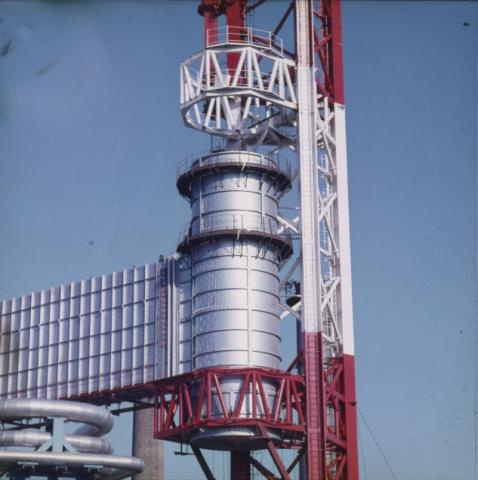 Az újpesti hőerőmű építése