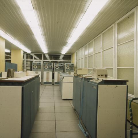 Laborszoba az UVATERV-ben
