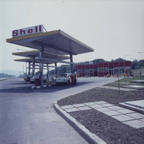 Shell kút látképe