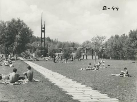 A balatonfüredi strand