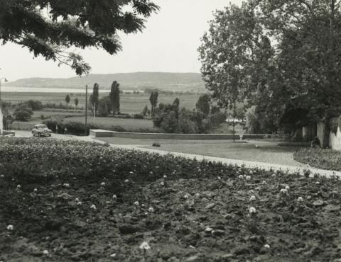 Szigliget főtere az 1960-as években