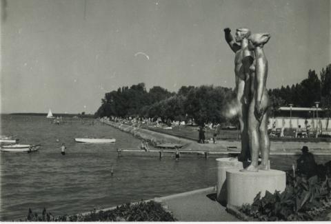 A fonyódi strand az 1960-as években