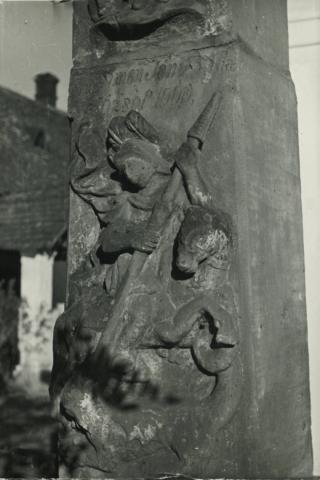 Balatonszentgyörgy. Szent György szobor.