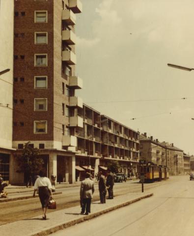 Miskolc. Bajcsy-Zsilinszky utca